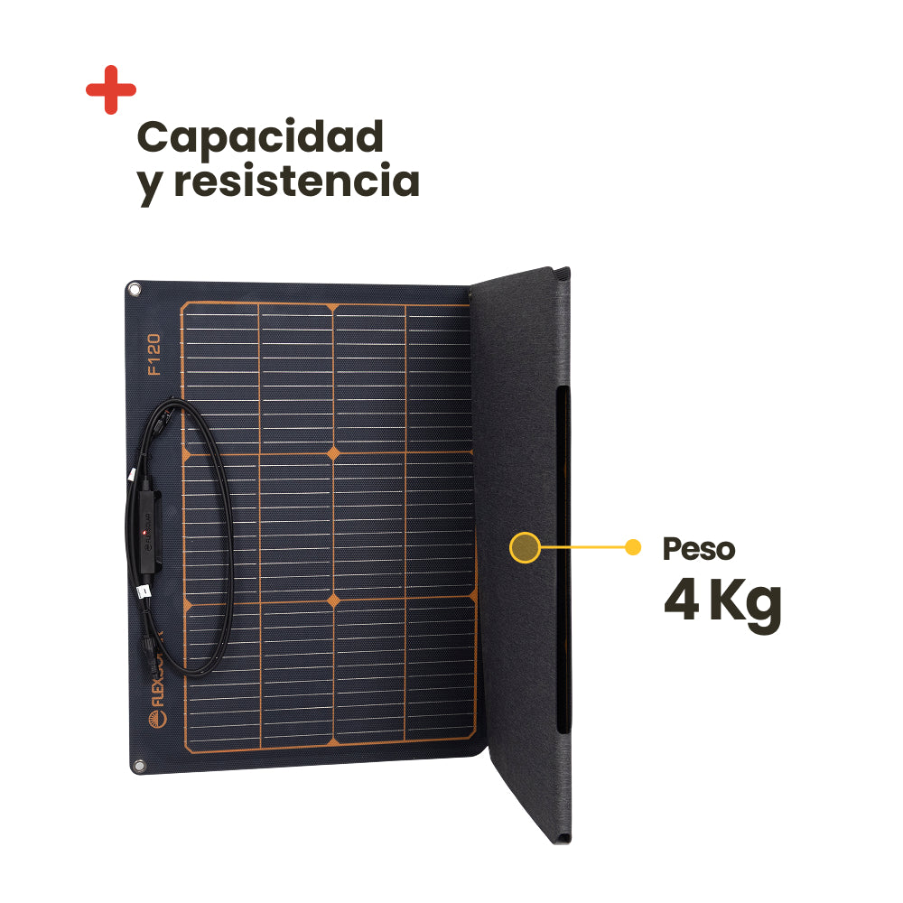 Placa solar flexible 120W