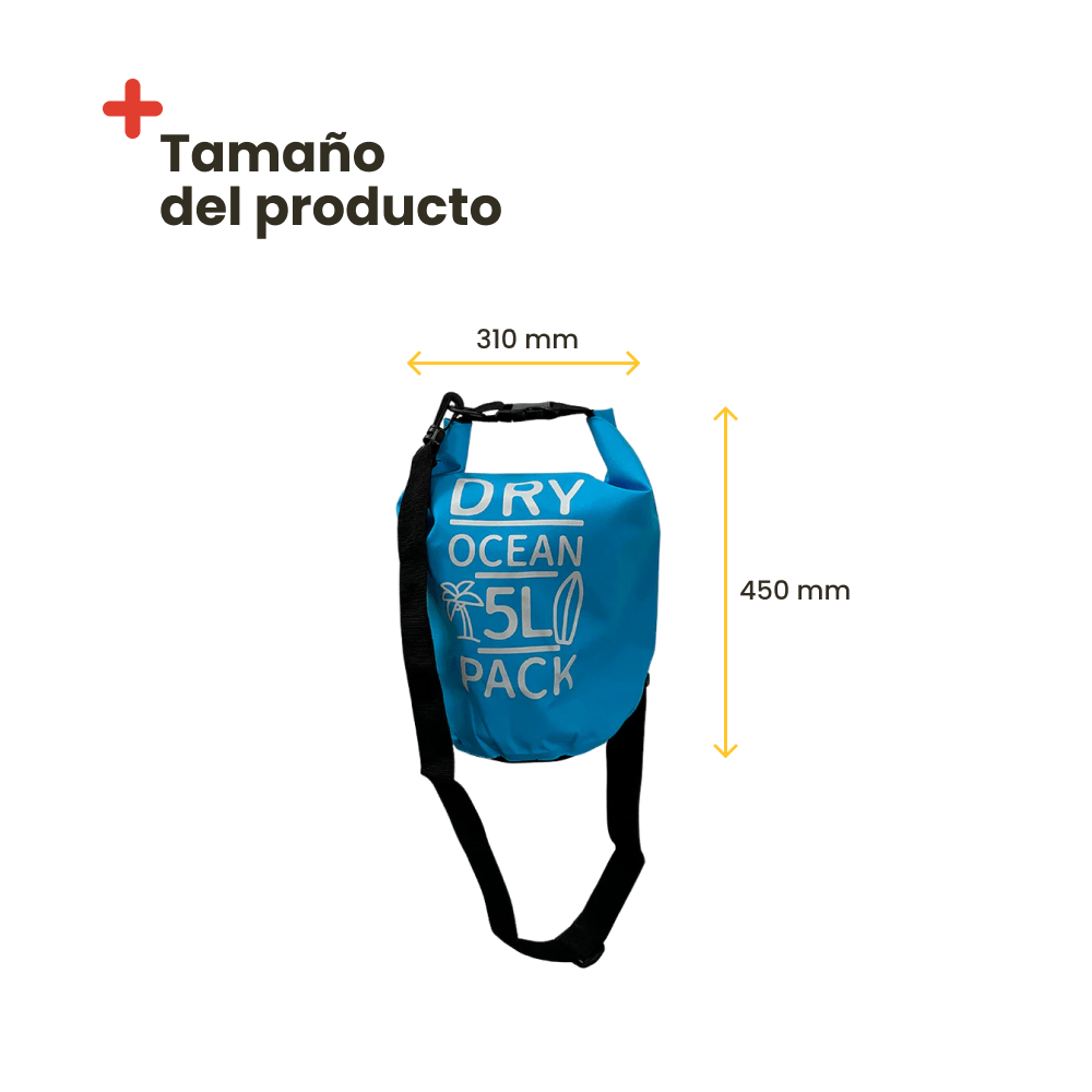 Bolsa estanca 5L. Azul