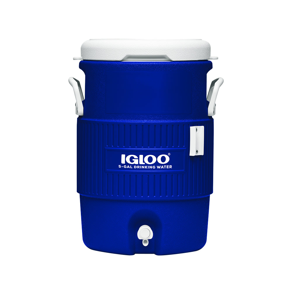 Bouteille isotherme industrielle Igloo avec couvercle de siège 19 litres bleu