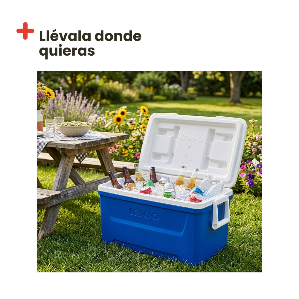 Nevera Portátil IGLOO LAGUNA 48. Azul