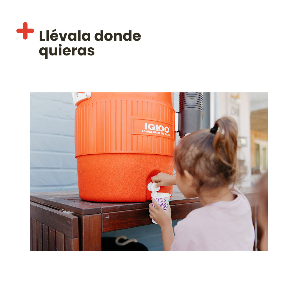 IGLOO SEAT TOP Thermos de 37,9 litres avec distributeur de gobelets