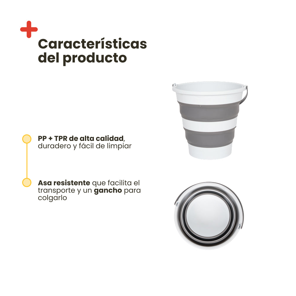 Cubo plegable