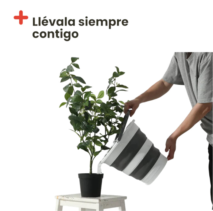 Cubo plegable