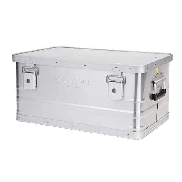 Caja de almacenamiento gris. 50L