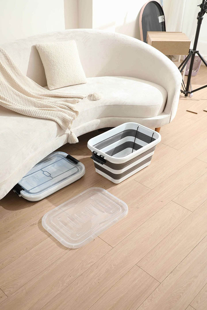 Cesto plegable con tapa - 30 Litros
