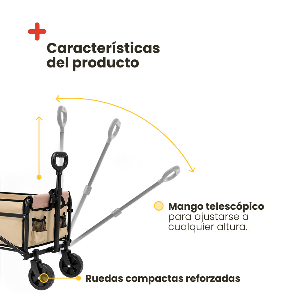 Carrito plegable 60 L