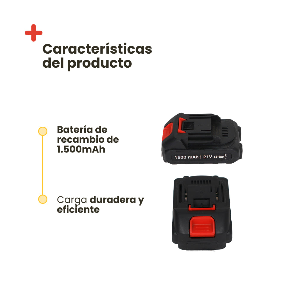 Bateria extra sopladores y sierra