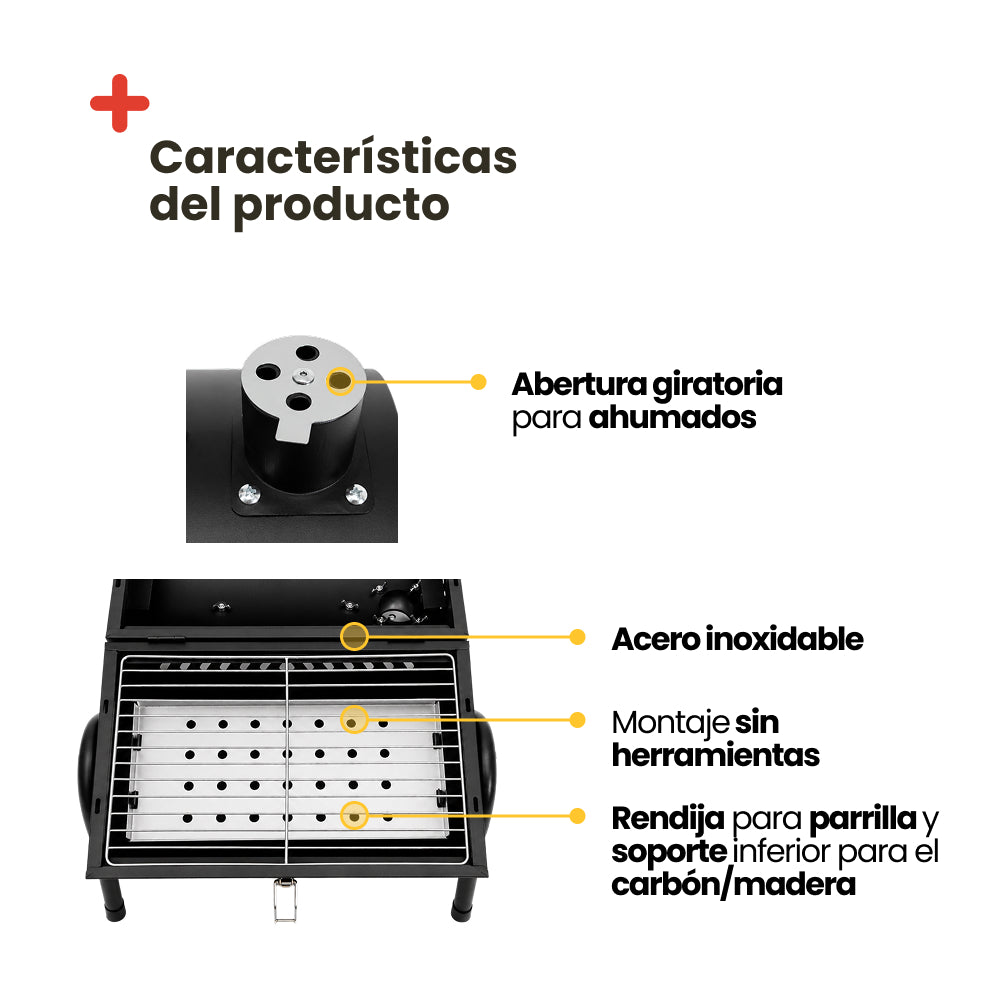 Portable Smoker Style Barbecue