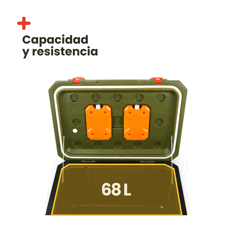 Nevera portátil Inuitz Camping Roller 68 litros