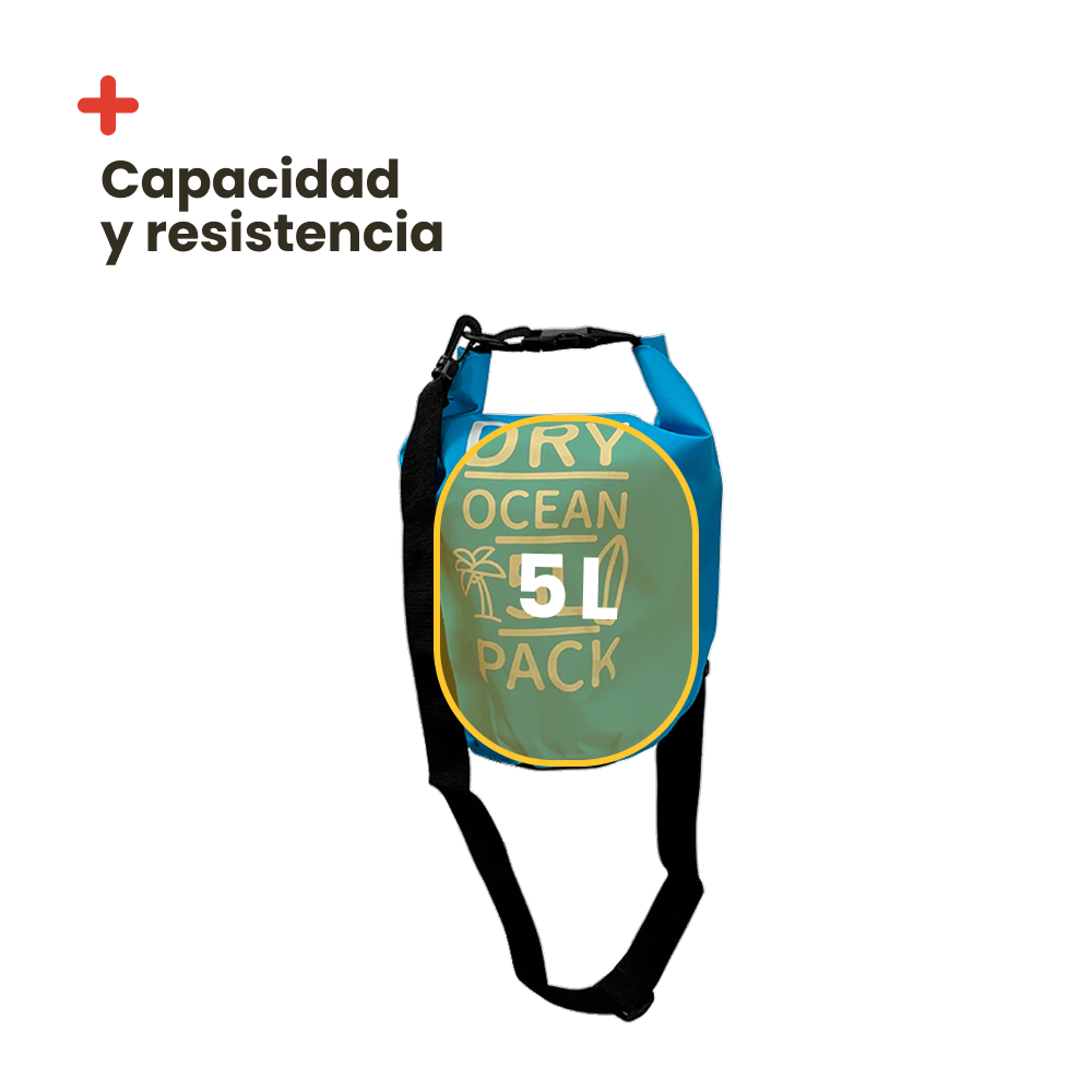Bolsa estanca 5L. Azul