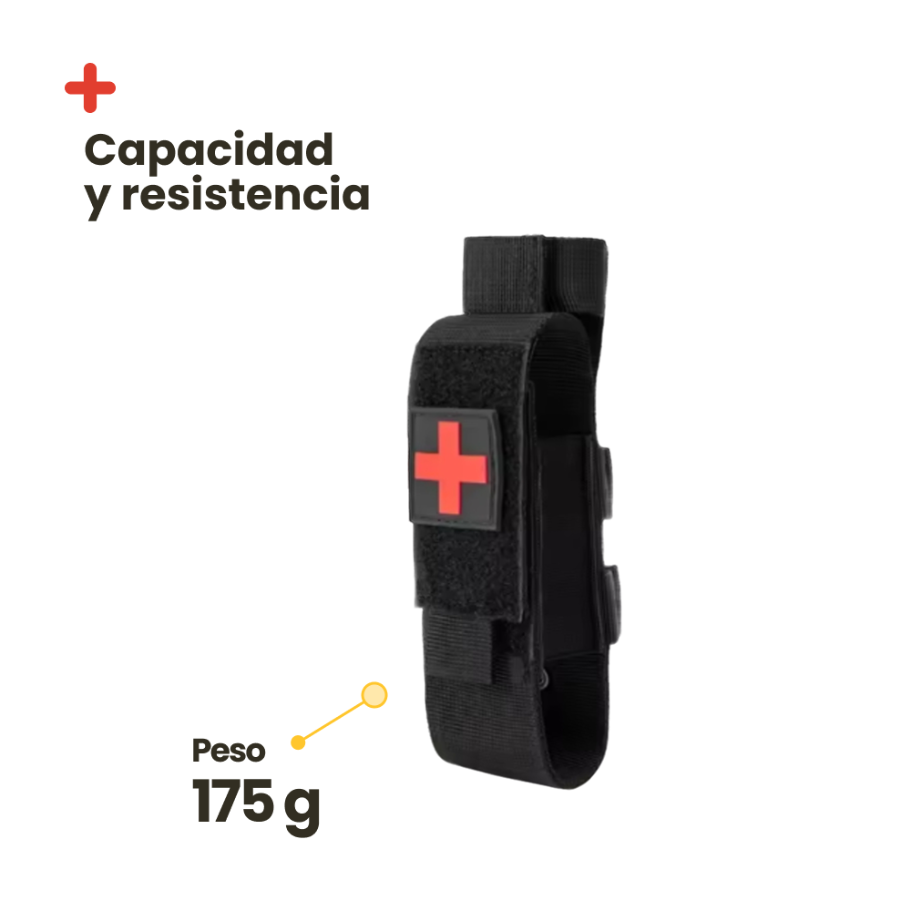 Torniquete de Primeros Auxilios con Tijeras y Funda