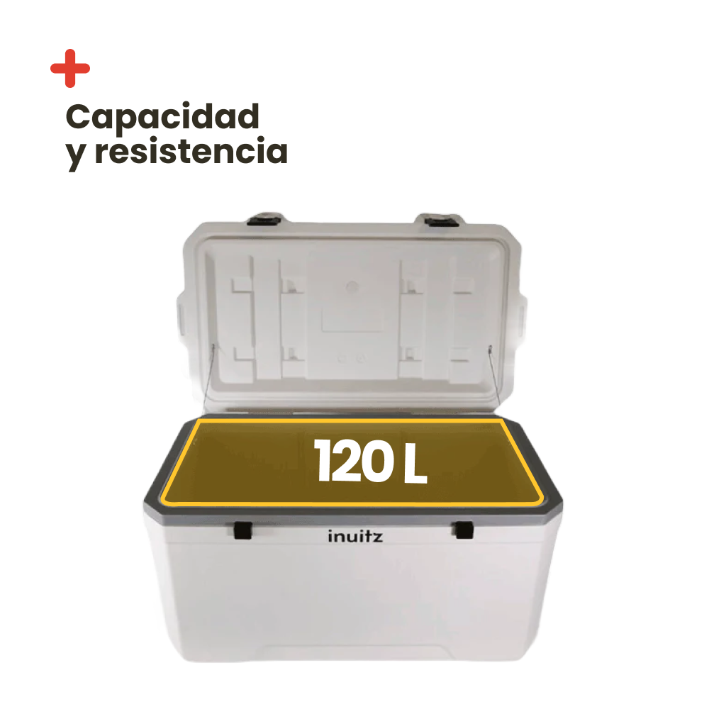 Nevera portátil Inuitz Marine White de 120L