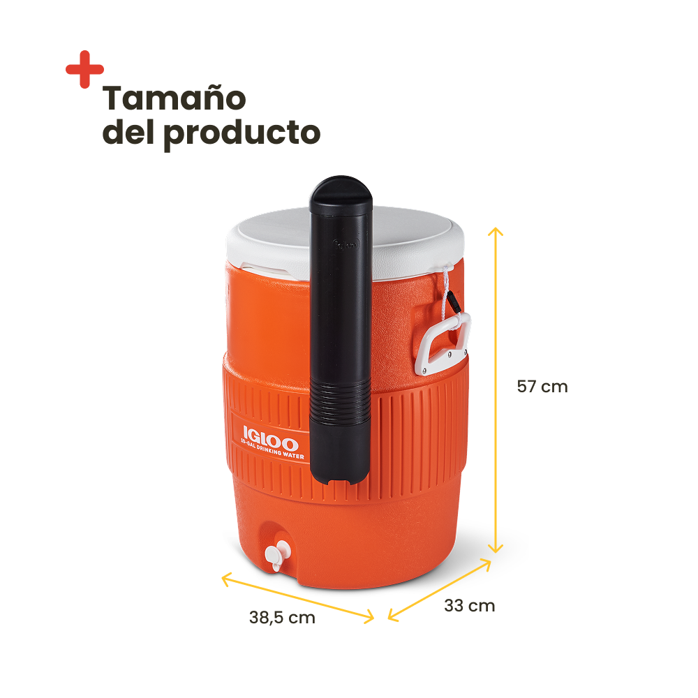 IGLOO SEAT TOP Thermos de 37,9 litres avec distributeur de gobelets