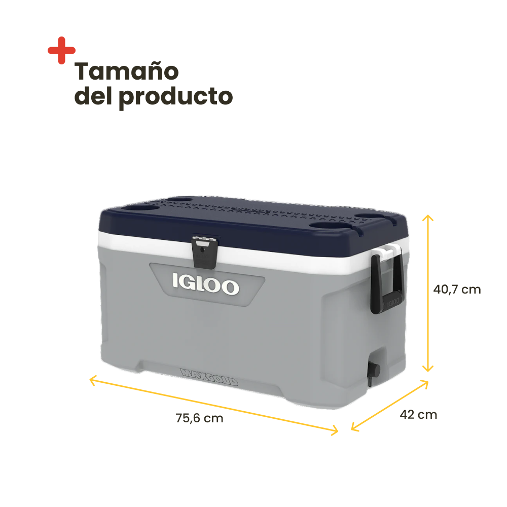 Nevera portátil Igloo Latitude  70 - 66 litros
