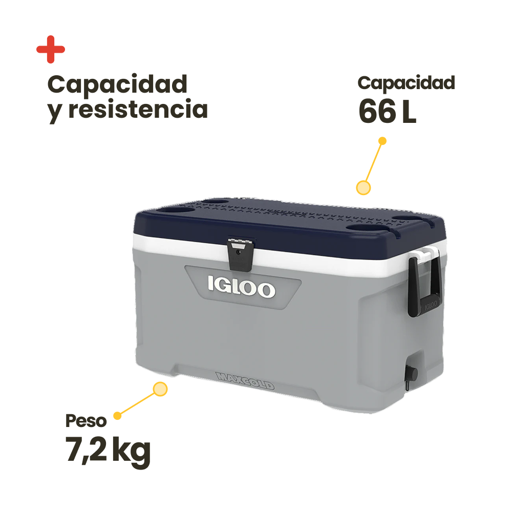 Nevera portátil Igloo Latitude  70 - 66 litros