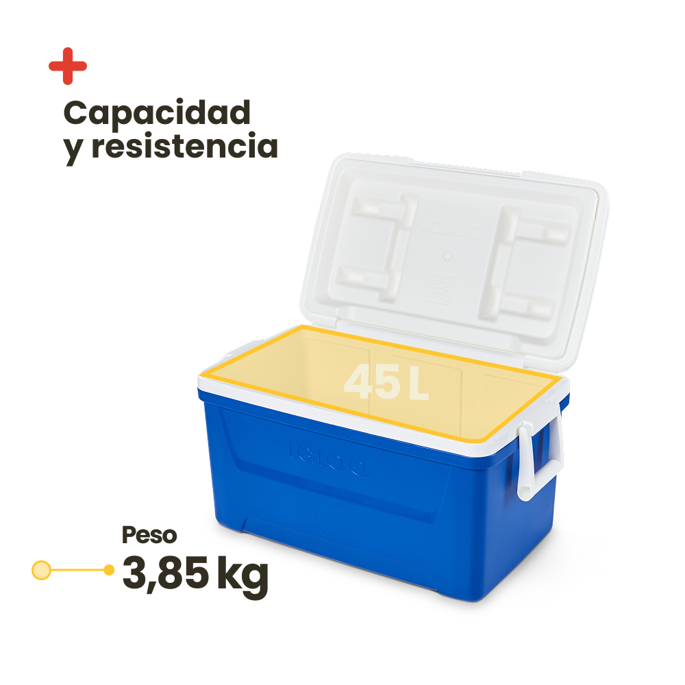 Nevera Portátil IGLOO LAGUNA 48. Azul