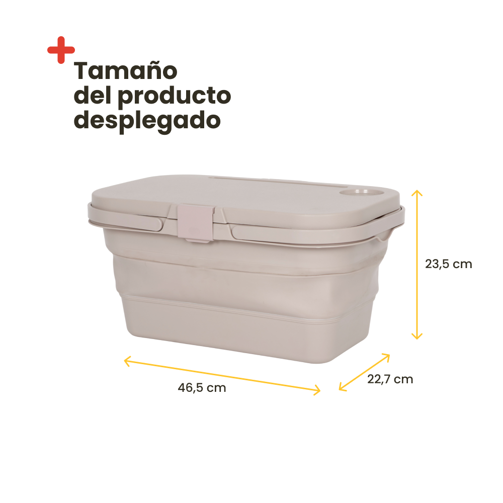 Cesta de transporte plegable