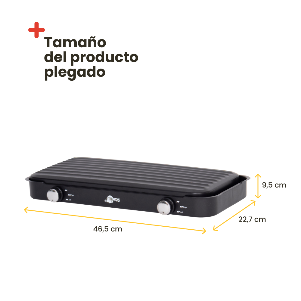 Hornillo doble de gas
