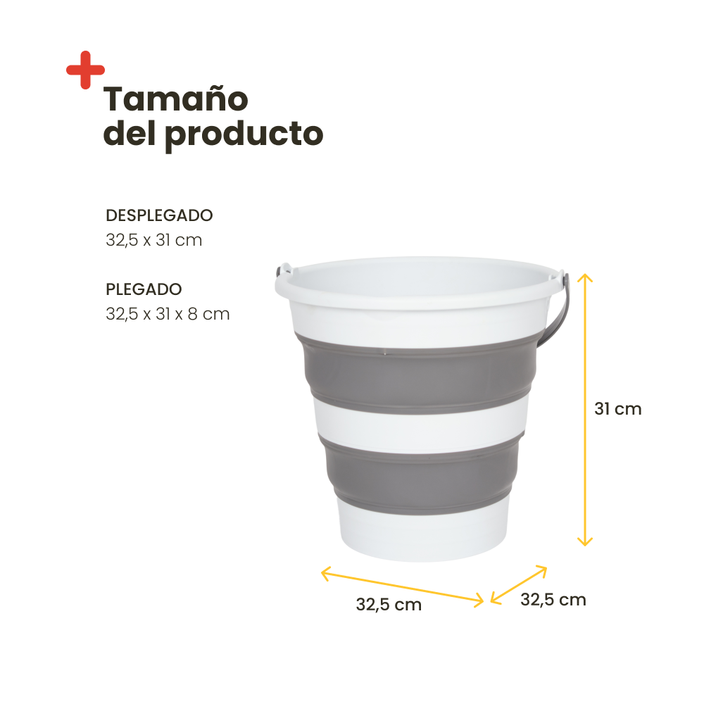 Cubo plegable