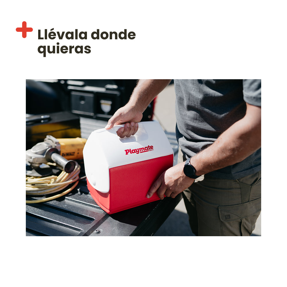 Nevera Portátil IGLOO PLAYMATE PAL Roja, 6 litros