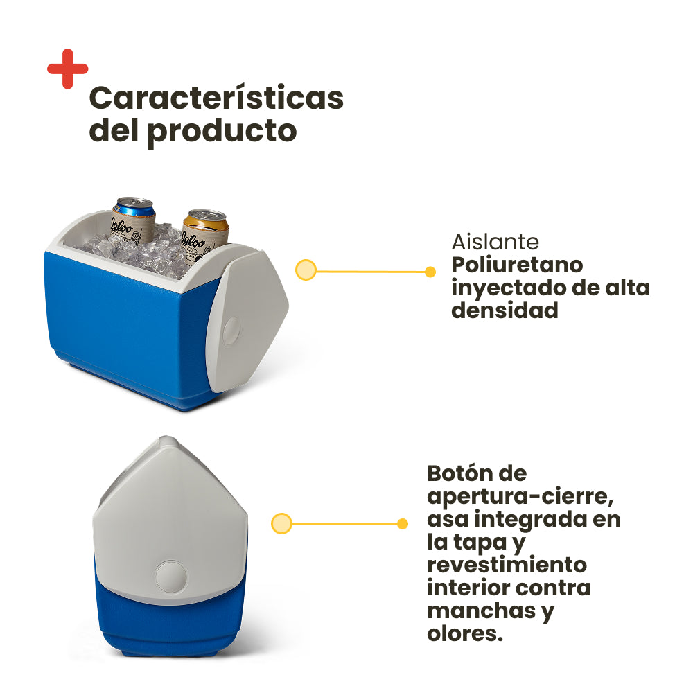 Nevera Portátil IGLOO PLAYMATE PAL Azul, 6 litros