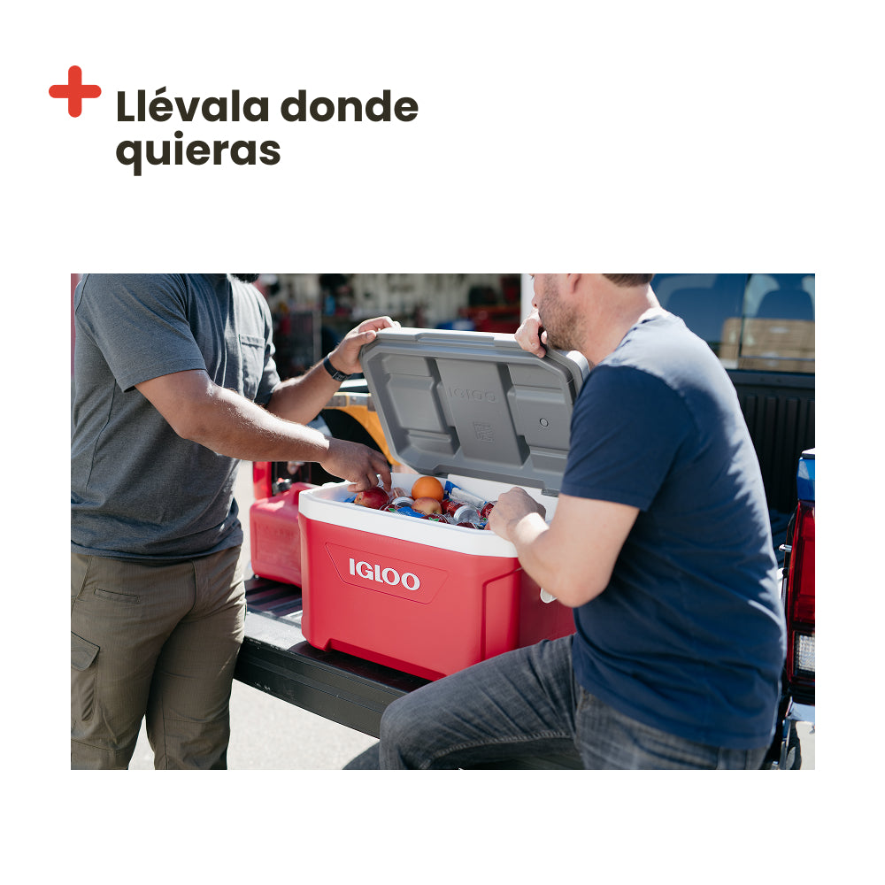 Nevera portátil latitude 52. Roja
