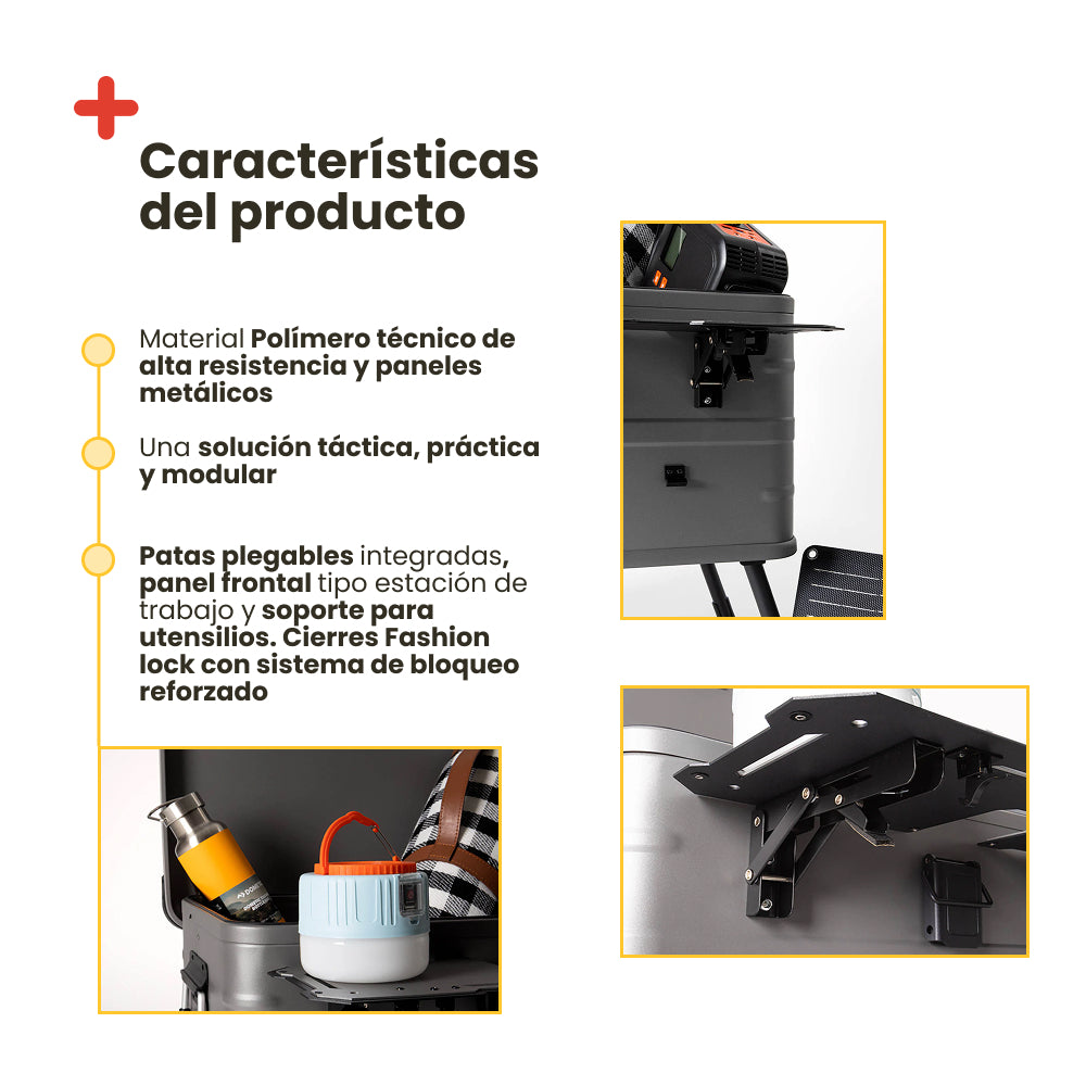 Caja de almacenamiento multifunción - 50 Litros