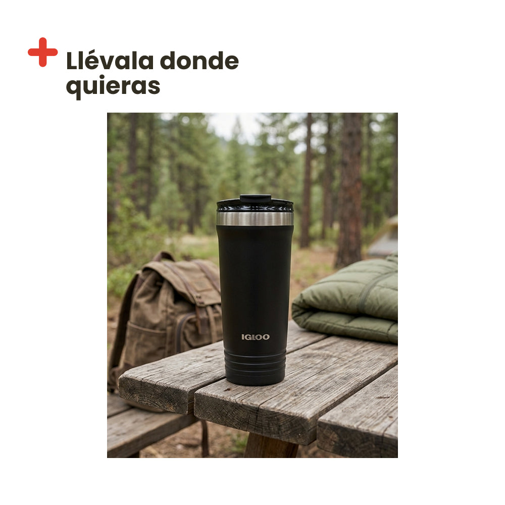 Bouteille Igloo TMBLR 650 ml. Noire