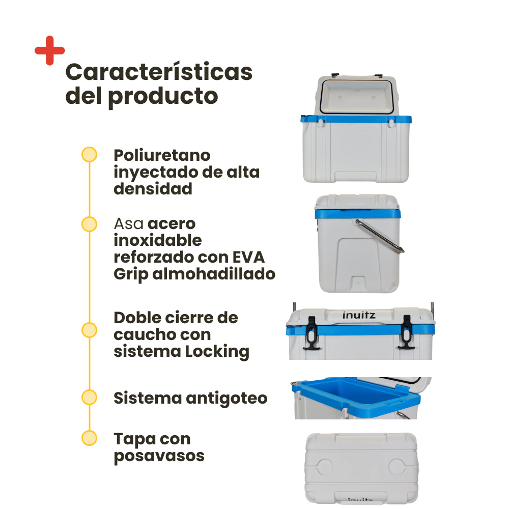Nevera Portátil INUITZ Sailor 26 Litros