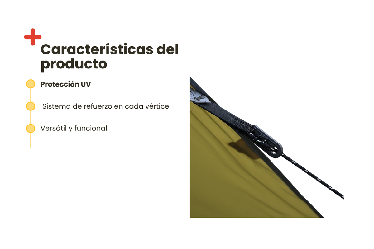 Toldo de camping proteccion