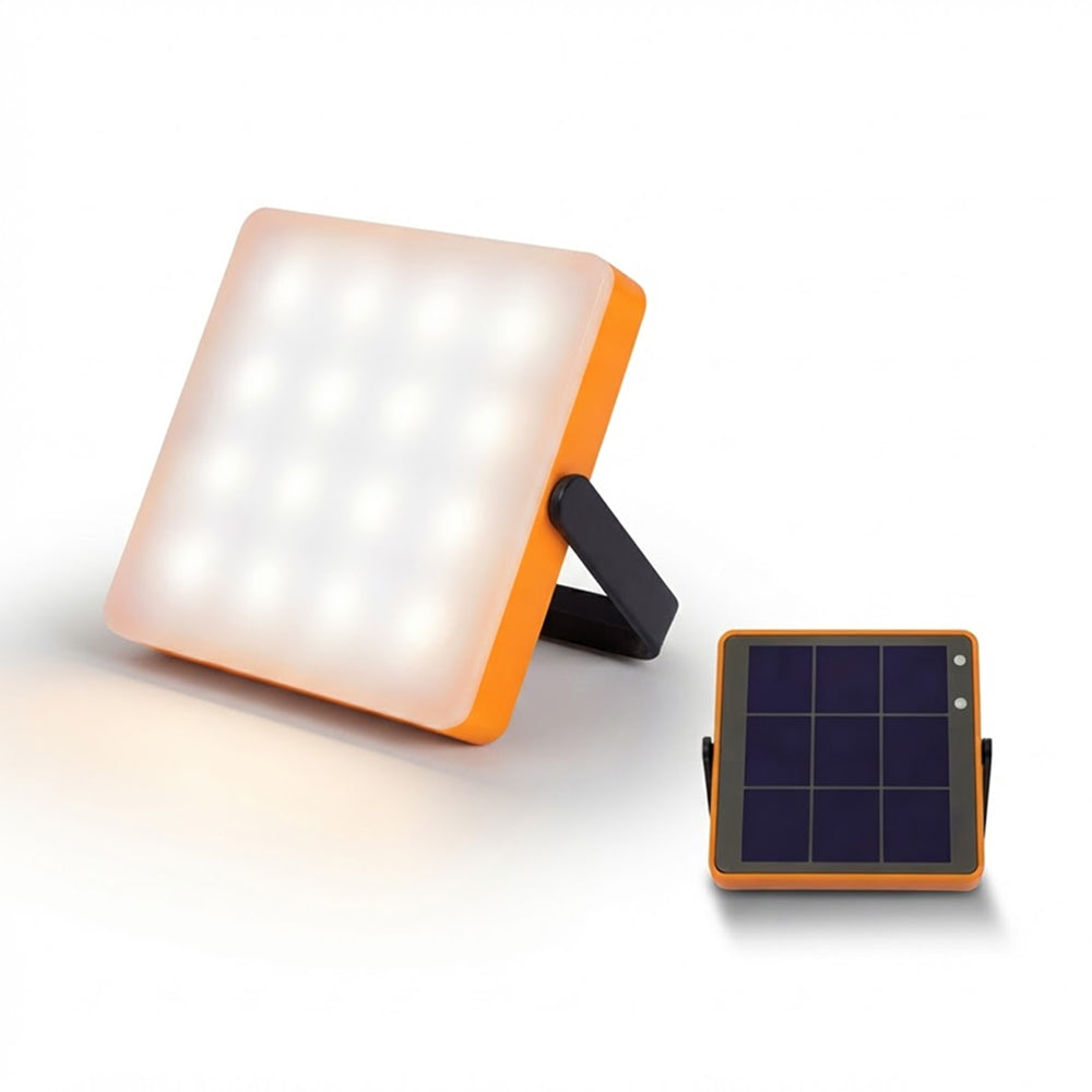 Luz LED con panel solar