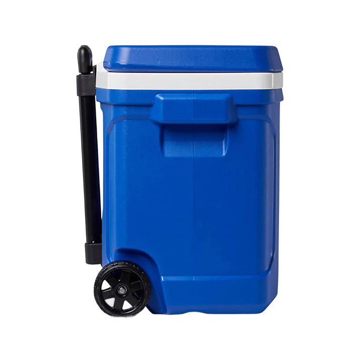 Glacière rigide bleue Profile Roller 28 avec roulettes