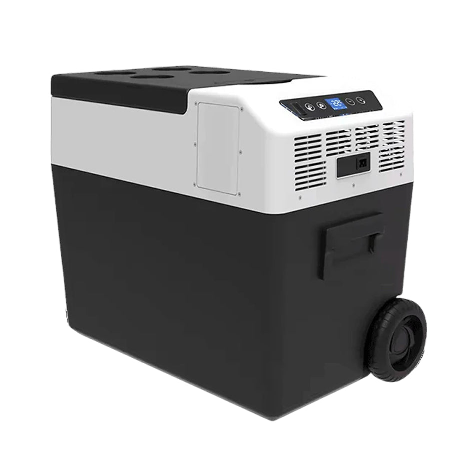 Inuitz Nevera/Congelador eléctrica 40 litros con ruedas y compresor 12/220V, rango de temperatura +10/-22ºC