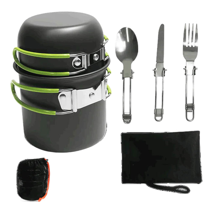 Set de cocina antiadherente plegable