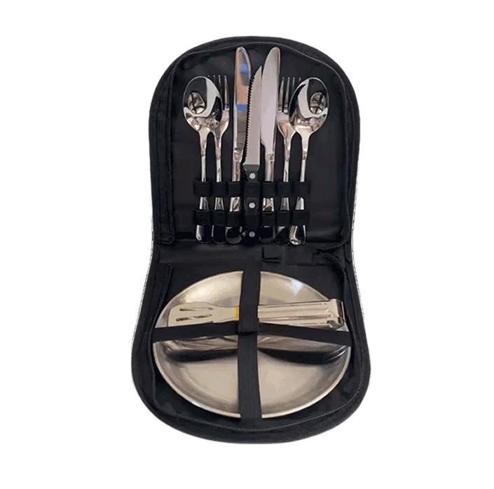 Ensemble de couverts de camping pour 2 personnes