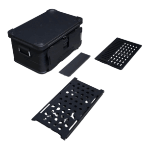 Caja almacenamiento Inuitz negra 30L partes 