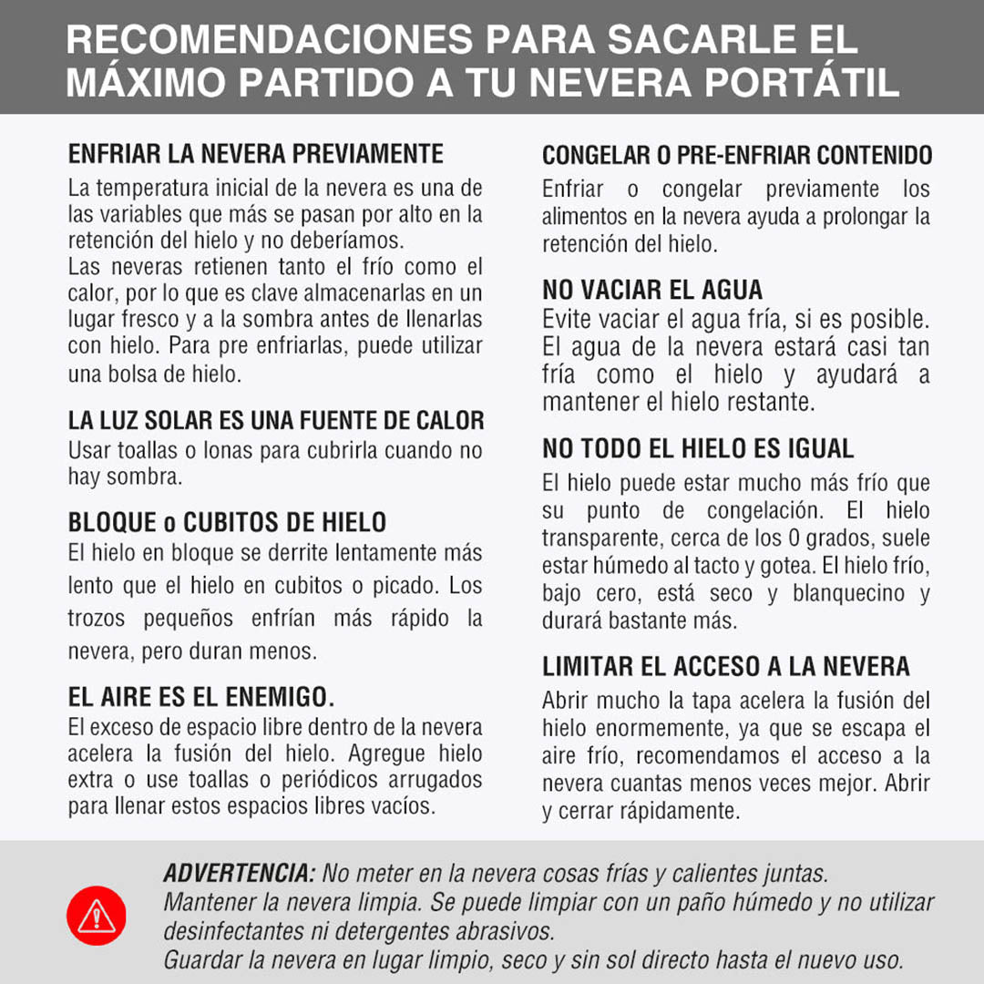 guia mantenimiento de hielo para neveras