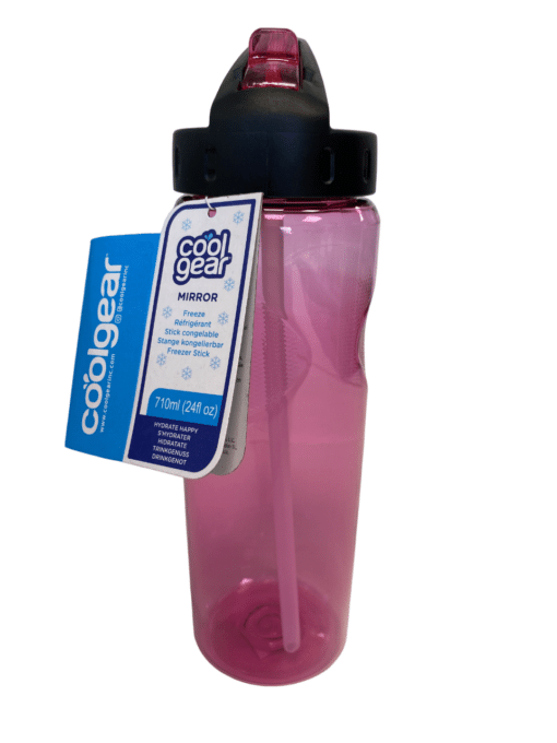 Botella de agua reutilizable MIRROR rosa