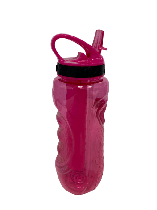 botella de agua deportiva rosa 828 ml