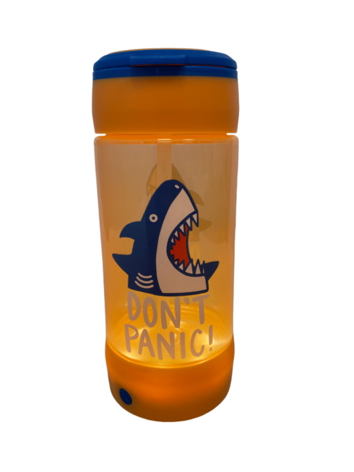 Botella infantil con luz y dibujo de tiburón COOL GEAR
