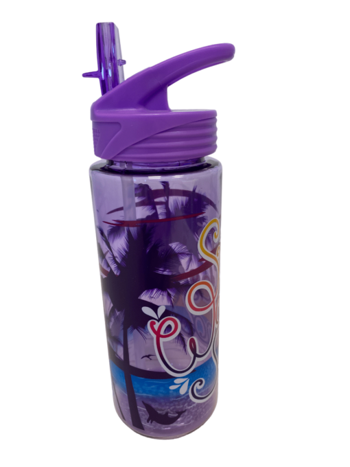 Botella de agua reutilizable con pajita BPA FREE cool gear