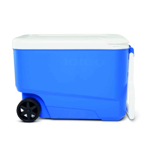 Nevera portátil con ruedas IGLOO WHEELIE COOL 38 con capacidad de 36 litros azul