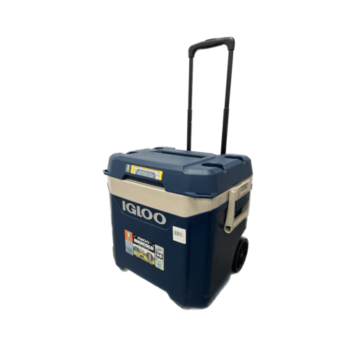 Nevera portátil con ruedas IGLOO Maxcold Latitude Roller 62 con capacidad de 60L de color azul