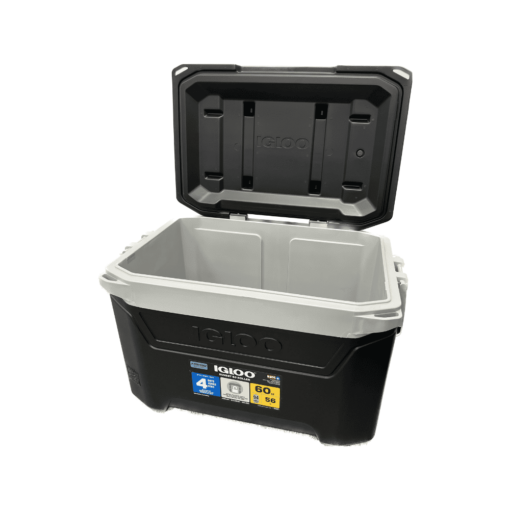 Nevera portátil con ruedas IGLOO Sunset Roller 60 de 56 litros negra - Inuitz