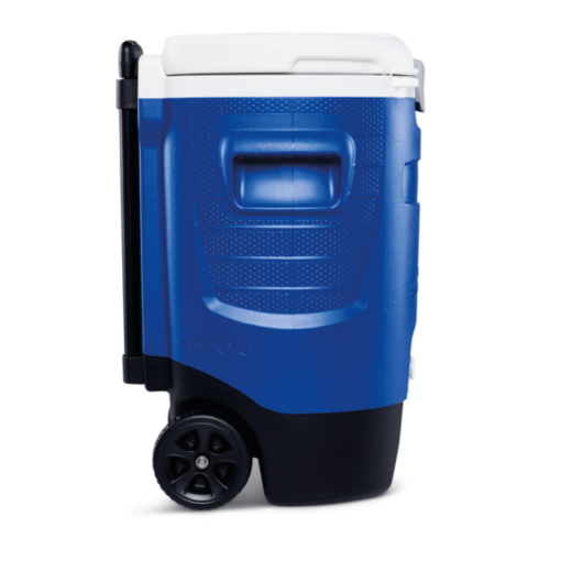 Termo dispensador de agua IGLOO SPORT ROLLER 19 litros color azul lateral