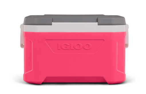 nevera portátil rígida rosa IGLOO Latitude 52 litros parte trasera