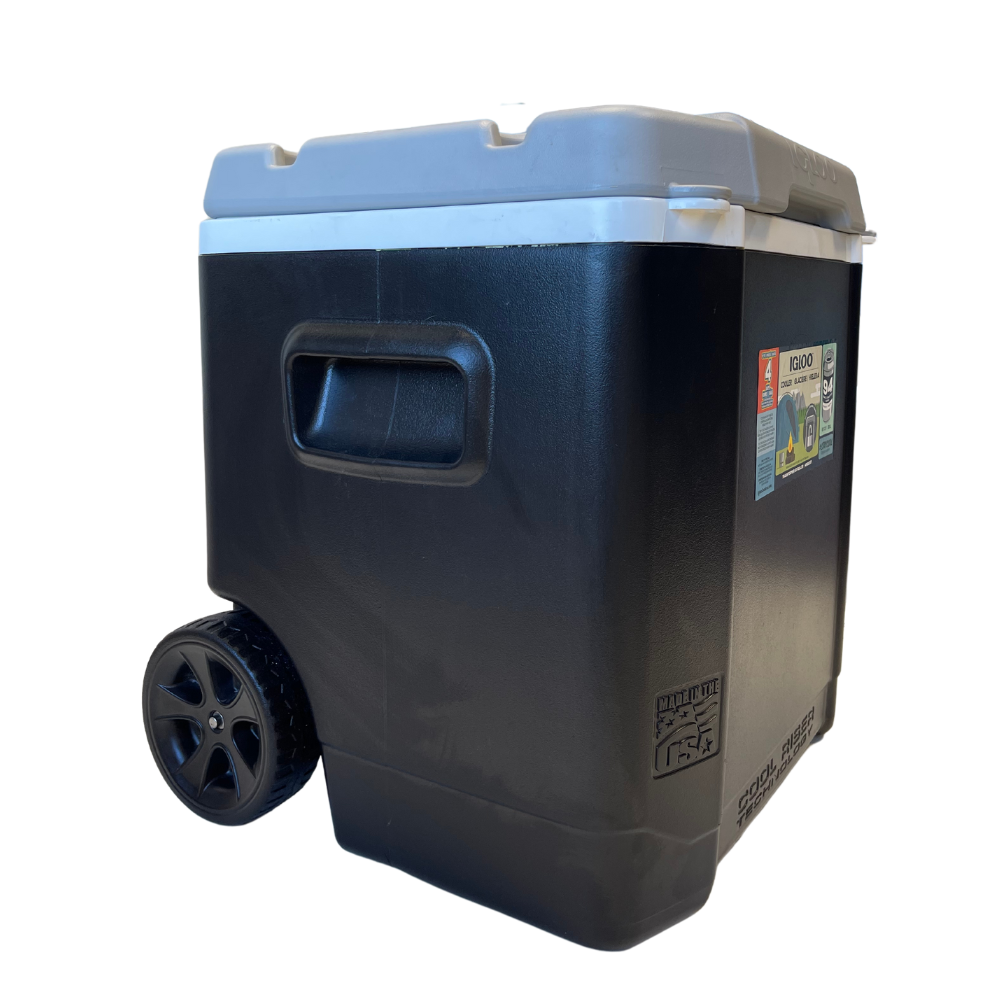 Nevera Portátil con ruedas IGLOO WHEELIE COOL, 36L azul