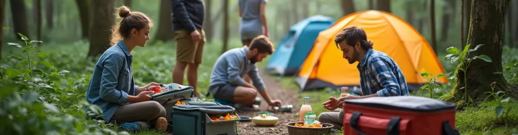 Camping Consciente personas disfrutando al aire libre